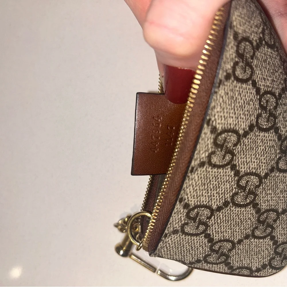 Gucci Beige and Brown Key & Card Holder - Picture 4 of 11